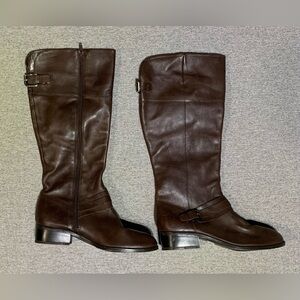 Ralph Lauren RLL Maritza Brown Boots Zip Up 6.5